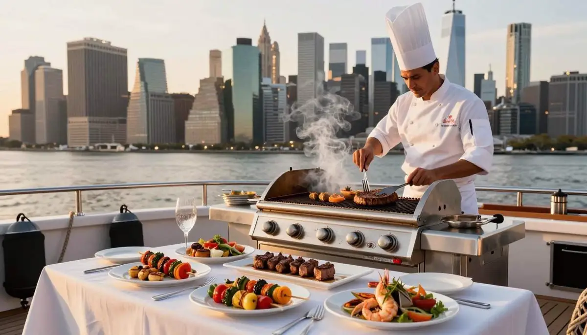 Gourmet Grilling on Yacht